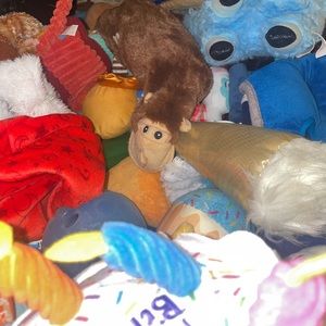 Selling variety of lightly used dog toys (omit the ones that look used).